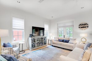 House, Multiple Beds (Bungalo at Baytowne) | Living area | TV - Bungalo at Baytowne (Miramar Beach)