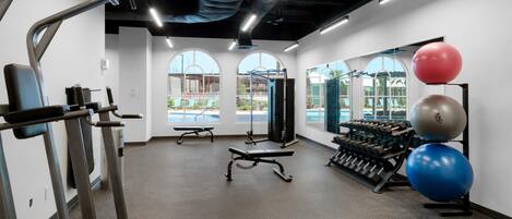 Appart'hôtel, plusieurs lits (Calypso 3-2307) | Salle de remise en forme