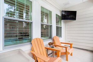 独立别墅, 1 张特大床和 1 张沙发床 (Pearl Flamingo) | 露台