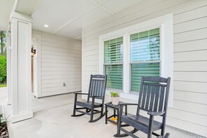 Maison, 1 très grand lit et 1 canapé-lit (Pearl Flamingo) | Terrasse/Patio