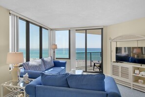 Appart'hôtel, 1 très grand lit et 1 canapé-lit (Sunbird 508E) | Coin séjour