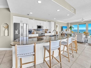 Condo, Multiple Beds (Gulf Crest 2107A) | Private kitchen | Oven, toaster - Gulf Crest 2107a (Panama City Beach)