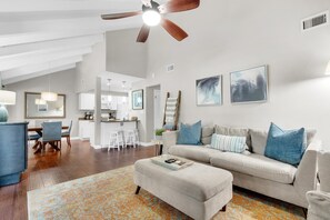 Condo, Multiple Beds (Sweet Magnolia) | Living area | TV - Sweet Magnolia (Miramar Beach)