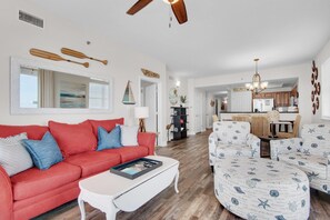 Appartement, Meerdere bedden (Ariel Dunes I 1101) | Woonruimte | Televisie
