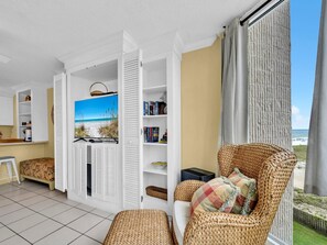 Studio, 2 Queen Beds (Top of the Gulf 610) | Living area | TV - Top of the Gulf 610 (Panama City Beach)