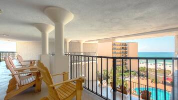 Estudio, 2 camas de matrimonio (Top of the Gulf 610) | Jardines del alojamiento