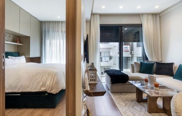 1 室のベッドルーム、アイロン / アイロン台、WiFi、ベッドシーツ