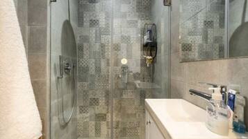 Towels, soap, toilet paper