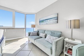 Studio, 2 Queen Beds (Top of the Gulf 813) | Living area