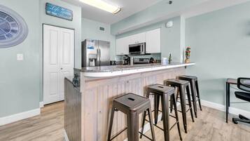 Condo, Multiple Beds (Shores of Panama 830) | Private kitchen | Oven, toaster