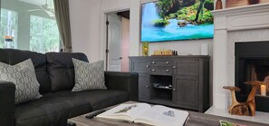 Smart-tv, böcker och datorskärmar