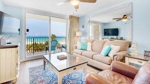 Condo, Multiple Beds (Destin on the Gulf 402) | Living area | TV