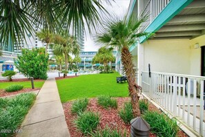Condo, 1 King Bed with Sofa bed (Nautical Watch E-4) | Terrace/patio - Nautical Watch E-4 (Panama City Beach)