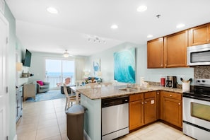 Condo, Multiple Beds (Sterling Breeze 1401) | Private kitchen | Oven, toaster - Sterling Breeze 1401 (Panama City Beach)