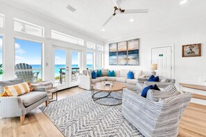 House, Multiple Beds (Beach Love) | Living area | TV - Beach Love (Santa Rosa Beach)