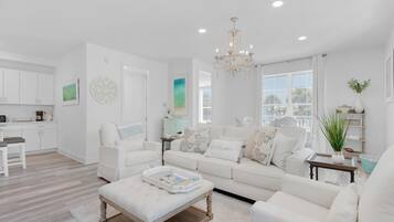 Condo, Multiple Beds (Gulf Place Residences 109) | Living area | TV