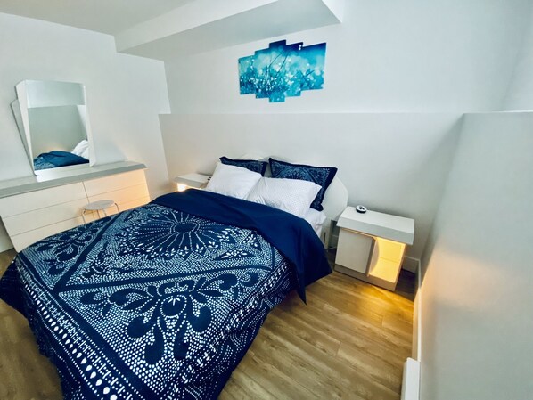 1 bedroom, iron/ironing board, free WiFi, bed sheets