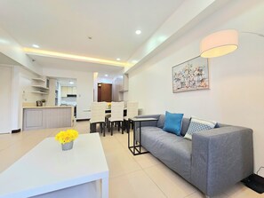 Appartamento Comfort, 2 camere da letto | Area soggiorno