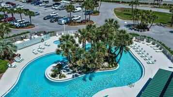 Appartement, meerdere bedden (Long Beach Resort 2 603) | Zwembad | Een buitenzwembad, een verwarmd zwembad