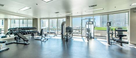 Leilighet, 1 kingsize-seng med sovesofa (Laketown Wharf 1714) | Treningsfasiliteter