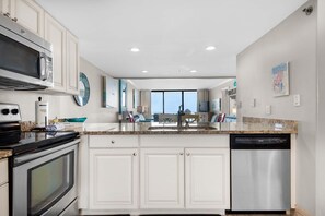 Condo, Multiple Beds (Edgewater Tower 3-1012) | Private kitchen | Oven, toaster - Edgewater Tower 3-1012 (Panama City Beach)