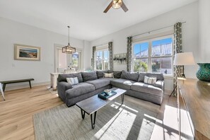 Condo, Multiple Beds (Redfish Village M1222) | Living area | TV - Redfish Village M1222 (Santa Rosa Beach)