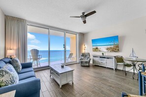 Condo, 1 King Bed with Sofa bed (Majestic Beach Towers 1-1014) | Living area - Majestic Beach Towers 1-1014 (Panama City Beach)