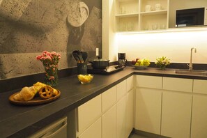 Apartamento básico | Cozinha privada | Cafeteira/chaleira
