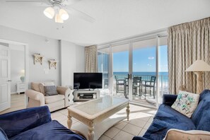 Condo, Multiple Beds (Island Princess 315) | Living area | TV - Island Princess 315 (Fort Walton Beach)