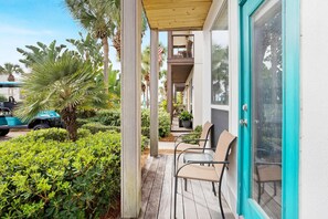 Condo, 1 King Bed with Sofa bed (Destiny Beach Villas #20B) | Terrace/patio - Destiny Beach Villas #20b (Destin)