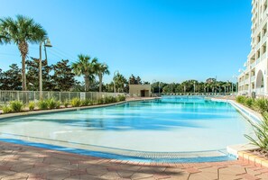 Condo, várias camas (Ariel Dunes II 101) | Piscina | Piscina externa, piscina aquecida