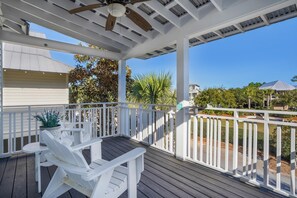 Casa, várias camas (Blue Fish Cottage) | Terraço/pátio