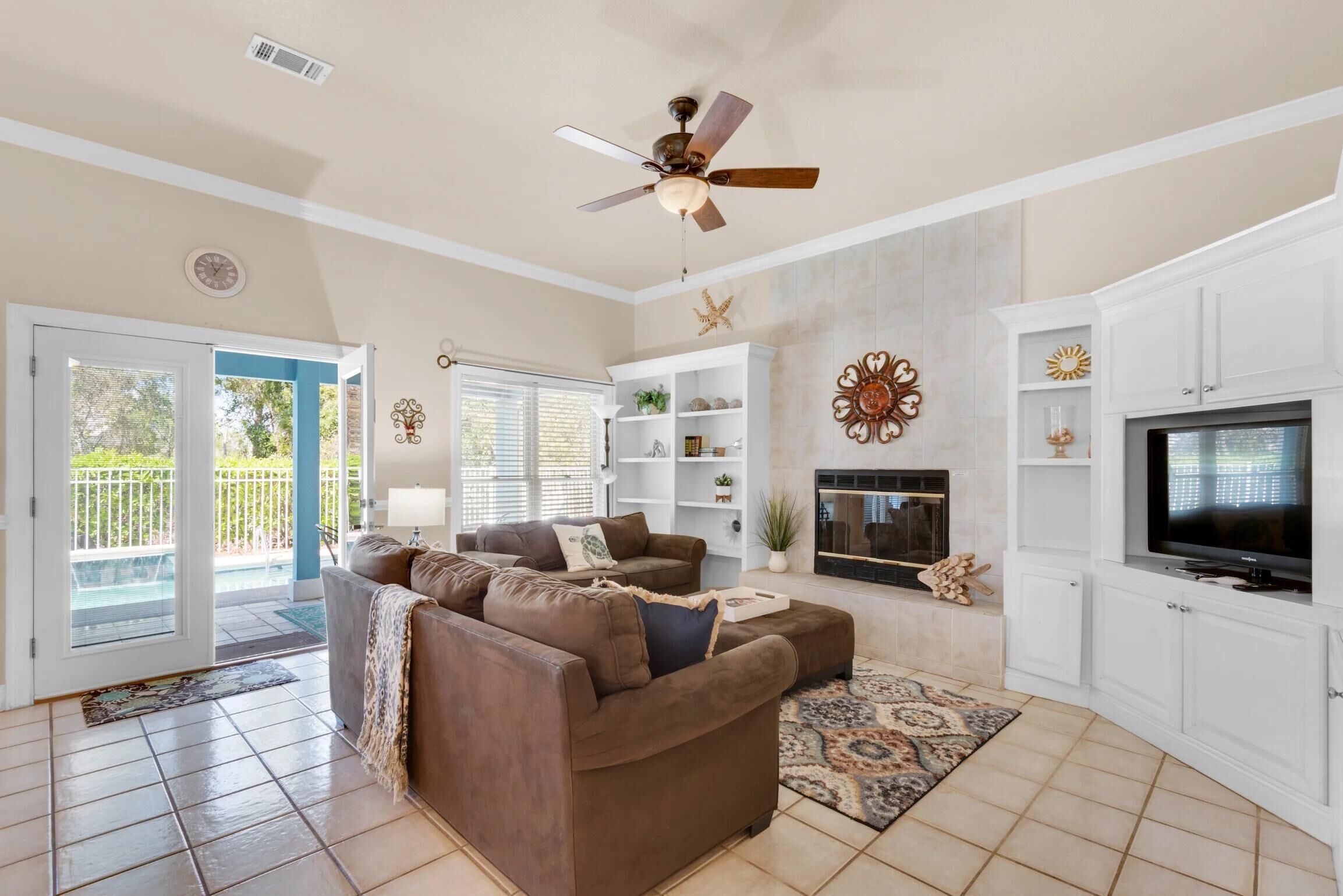 Ferienhaus, Mehrere Betten (Blue Pelican) | Wohnbereich