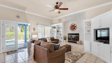 Ferienhaus, Mehrere Betten (Blue Pelican) | Wohnbereich