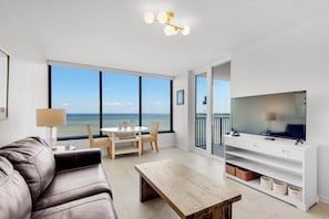 Condo, 1 Queen Bed with Sofa bed (Bayside at SanDestin 6770) | Living area | TV - Bayside Inn 6770 (Miramar Beach)