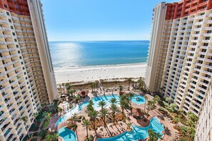 Leilighet, 1 kingsize-seng med sovesofa (Shores of Panama 1617) | Basseng | Innendørsbasseng og utendørsbasseng