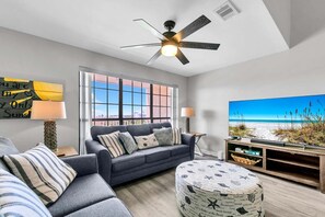 Condo, Multiple Beds (Horizon South 54-303) | Living area | TV