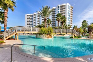 Condo, 1 King Bed with Sofa bed (Palms Resort #2812 Jr. 2BR-Sunset Dre) | Pool | Outdoor pool, a heated pool