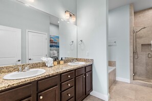 Condo, Multiple Beds (Alerio C202) | Bathroom | Towels, soap, toilet paper - Alerio C202 (Miramar Beach)