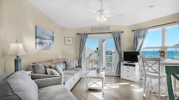 Condo, Multiple Beds (Gulfview II 311) | Living area | TV