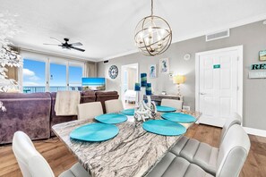 Lejlighed - 1 kingsize-seng (Twin Palms 1601) | Spiseområde