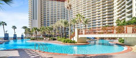 Appart'hôtel, plusieurs lits (Shores of Panama 431) | Piscine