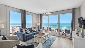 Condo, Berbilang Katil (Shores of Panama 431) | Ruang tamu | TV 