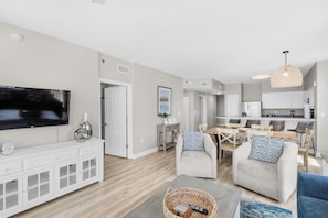 Condo, Multiple Beds (Shores of Panama 431) | Living area - Shores of Panama 431 (Panama City Beach)