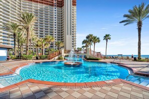 Apartment, 1 King-Bett und Schlafsofa (Shores of Panama 426) | Pool