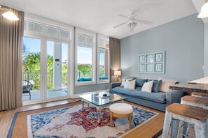 Condo, 1 King Bed (Market Street Inn 541) | Living area - Market Street Inn 541 (Miramar Beach)