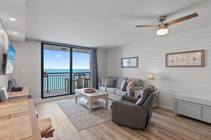 Condo, 1 King Bed with Sofa bed (SunDestin 1008) | Living area | TV - Sundestin 1008 (Destin)