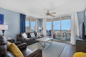 Condo, Multiple Beds (Pelican Beach Terrace 807) | Living area - Pelican Beach Terrace 807 (Destin)
