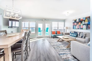 House, Multiple Beds (Crystal Views) | Living area | TV - Crystal Views (Destin)