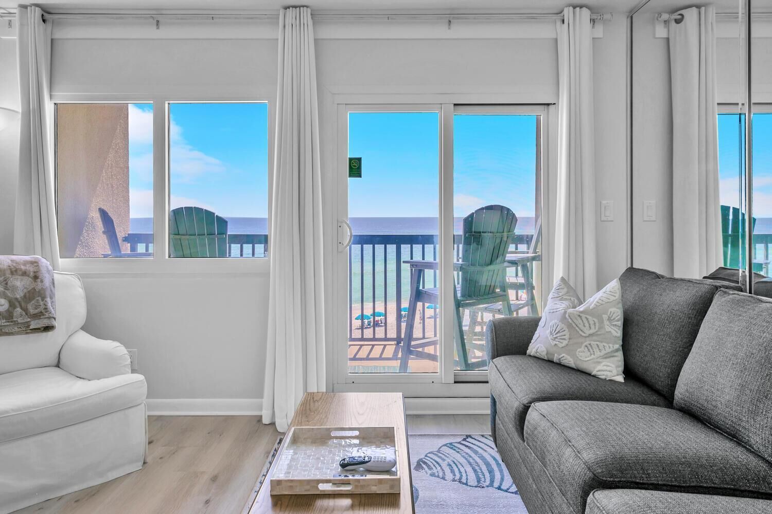 Condo, Multiple Beds (Pinnacle Port C1-502) | Living area | TV